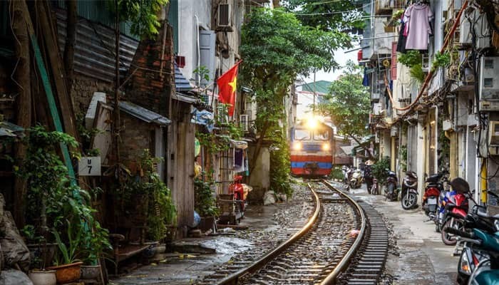 Rua de Trem Hanói